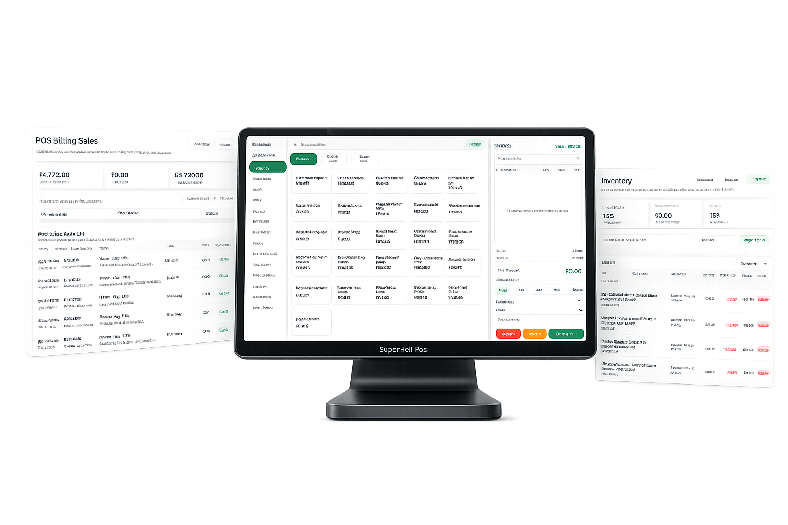 Super Helt POS features dashboard